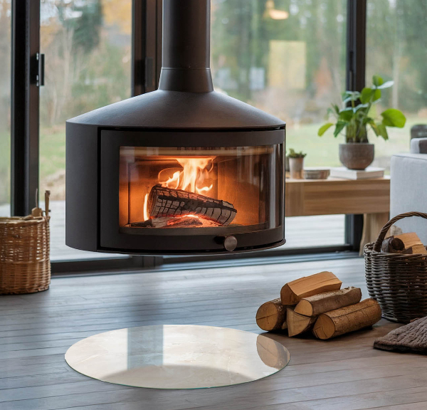 Podstawka pod kominek Naturalny wzór marmuru