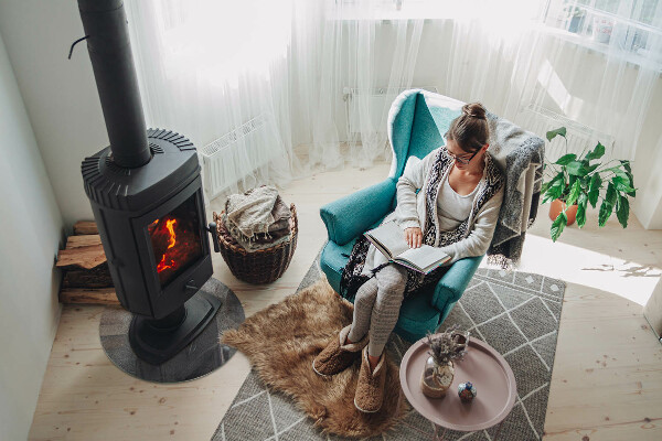 Podstawka pod kominek Tekstura surowej powierzchni