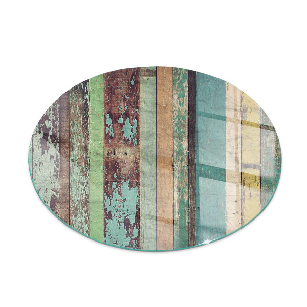 Podstawka pod kominek Deski w różnych odcieniach