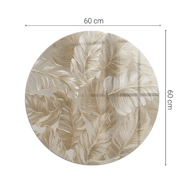 Podstawka pod kominek Liście w subtelnych wzorach