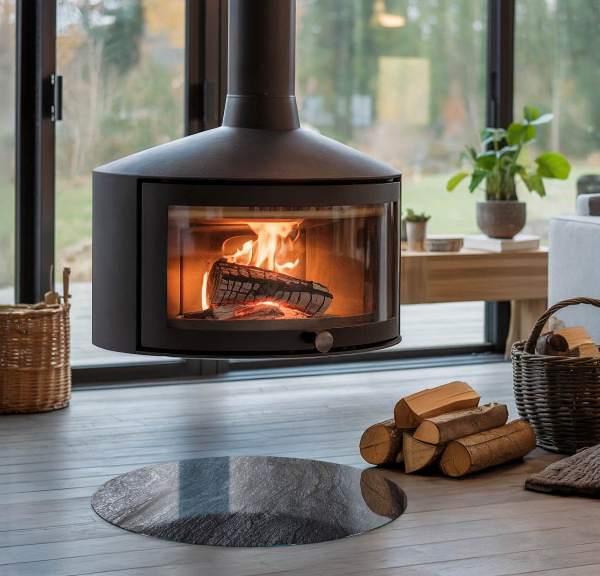 Podstawka pod kominek Tekstura kamiennej powierzchni