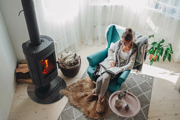 Podstawka pod kominek Kolor Szaro-brązowy