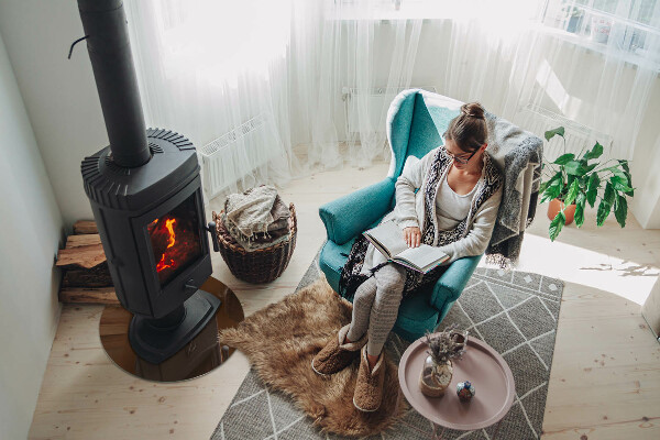 Podstawka pod kominek Kolor Brązowy