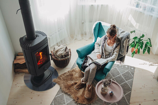 Podstawka pod kominek Kolor Ciemnoniebieski