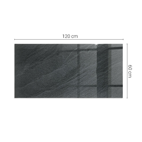 Szkło pod kominek Tekstura kamienia naturalnego
