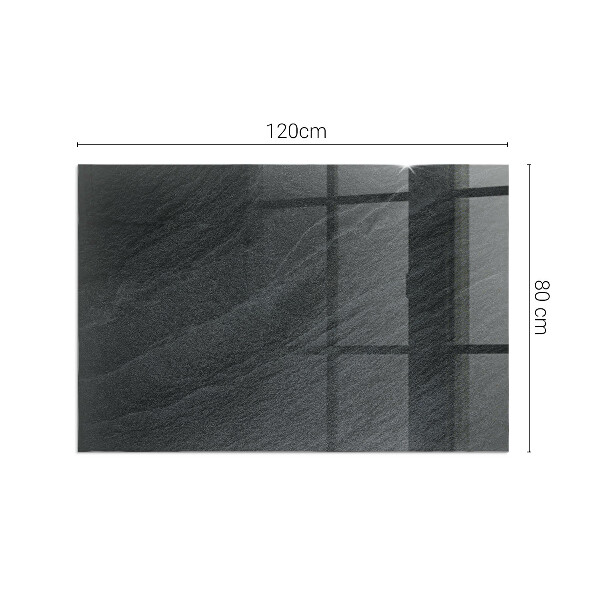 Szkło pod kominek Tekstura kamienia naturalnego