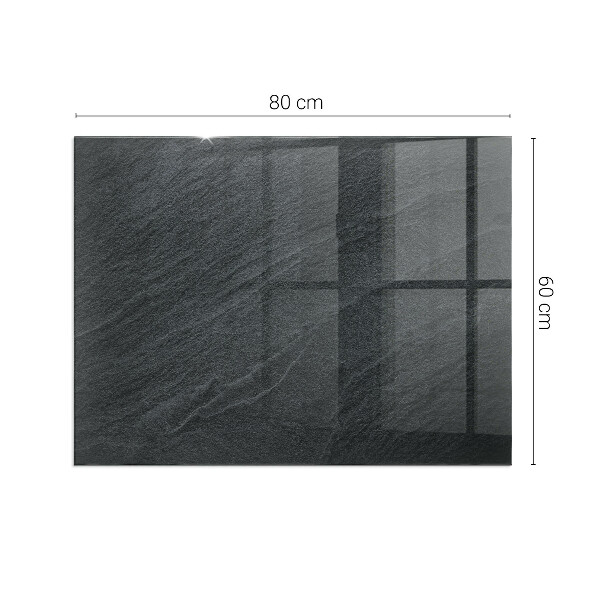 Szkło pod kominek Tekstura kamienia naturalnego