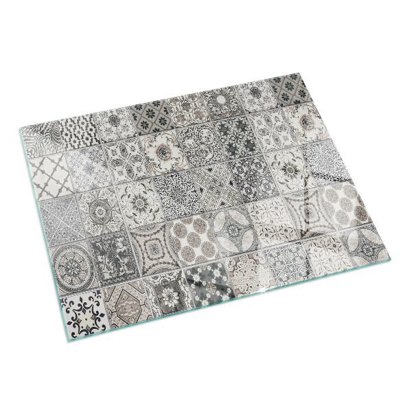 Podkładka pod kominek Wzory kafli dekoracyjnych