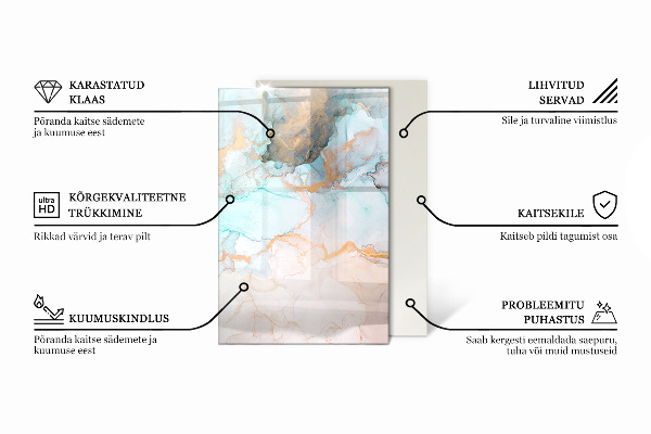 Podkładka pod kominek Wzory kafli dekoracyjnych