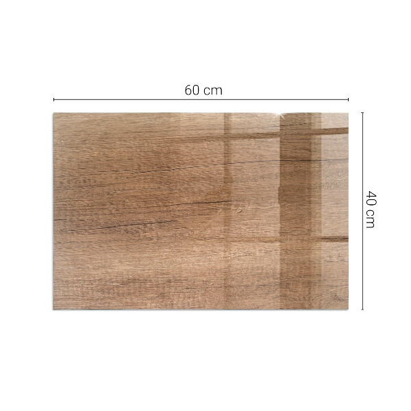Szkło pod kominek Naturalny wzór drewna