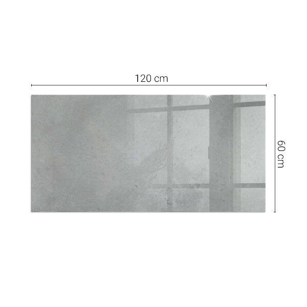 Szkło pod kominek Tekstura betonowa z efektem