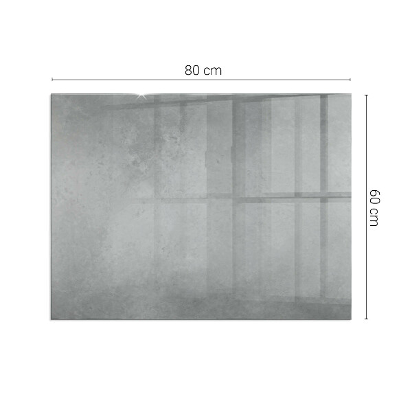 Szkło pod kominek Tekstura betonowa z efektem