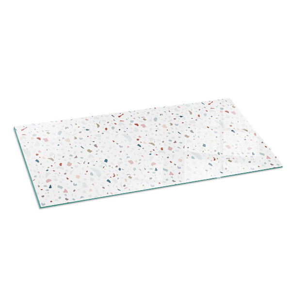 Szkło pod kominek Wzór z drobnymi kształtami