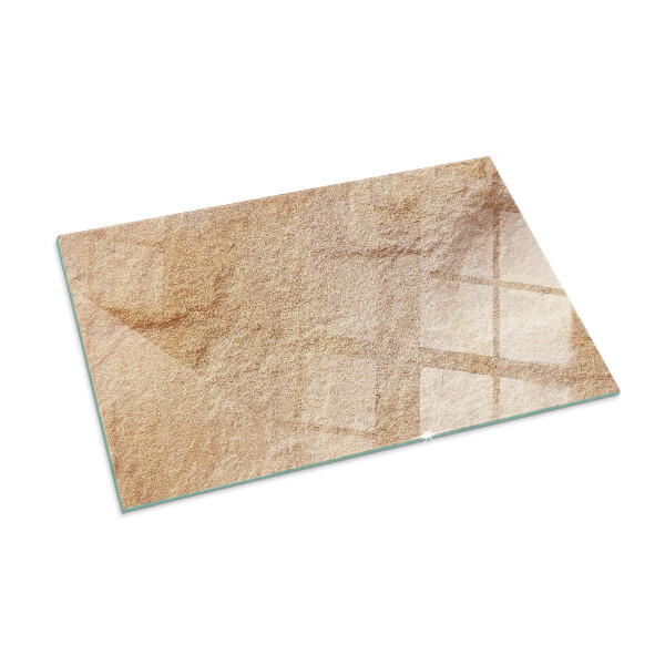 Szkło pod kominek Tekstura naturalnego kamienia