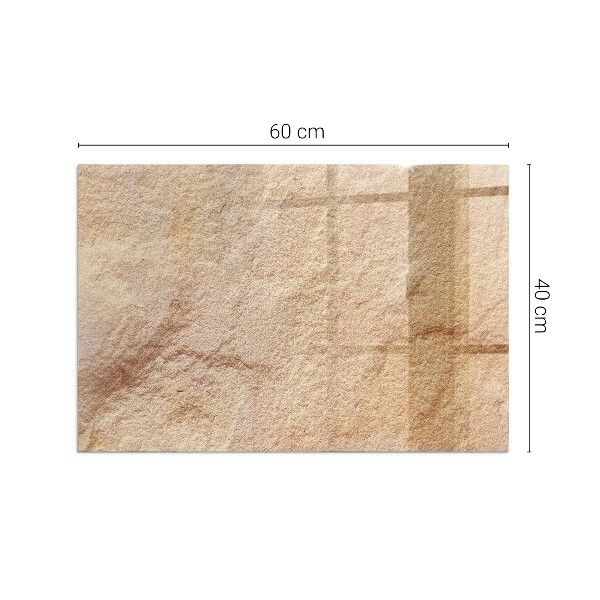 Szkło pod kominek Tekstura naturalnego kamienia