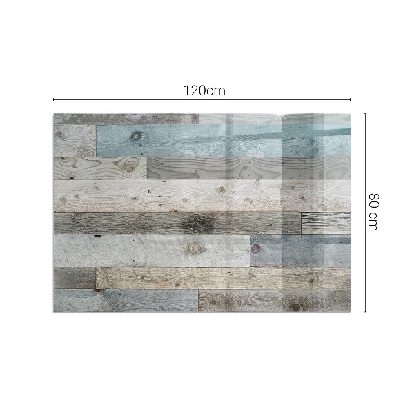 Szkło pod kominek Deski w różnych odcieniach