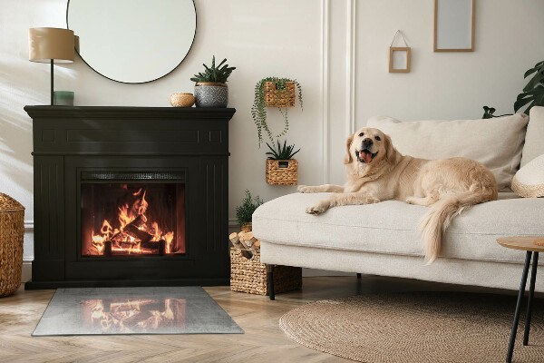 Podkładka pod kominek Tekstura surowego betonu