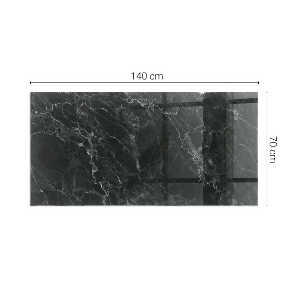 Szkło pod kominek Elegancki wzór marmuru