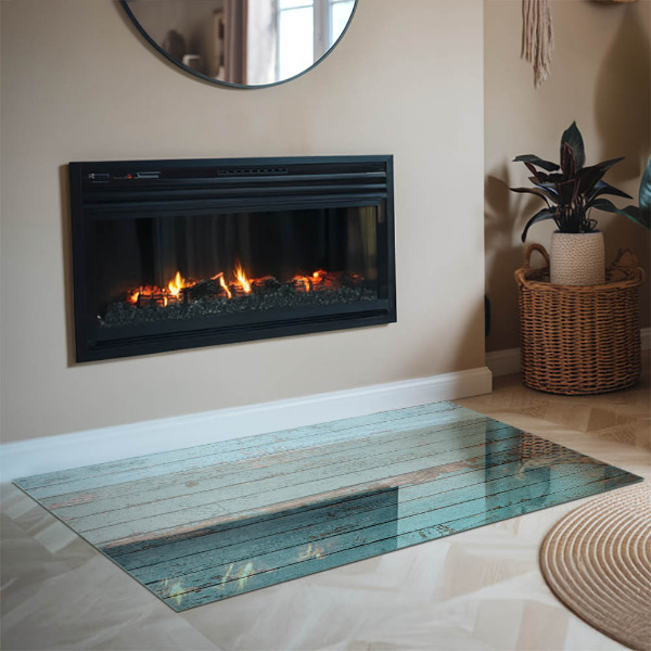 Podkładka pod kominek Deski w stylu rustykalnym