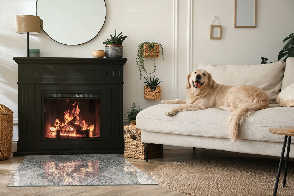 Podkładka pod kominek Wzór mozaiki dekoracyjnej