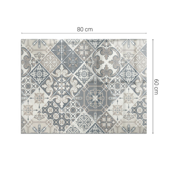 Podkładka pod kominek Wzór mozaiki dekoracyjnej