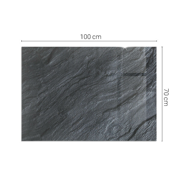 Szkło pod kominek Tekstura kamiennej powierzchni