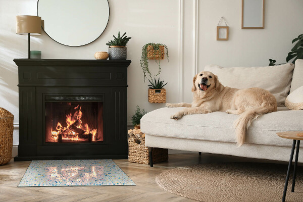 Podkładka pod kominek Abstrakcyjny wzór tekstury