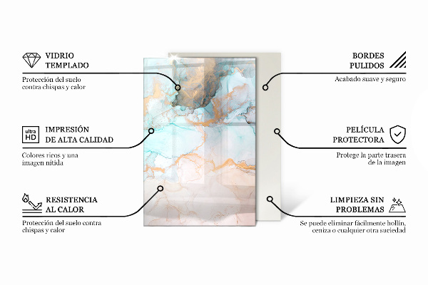 Podkładka pod kominek Naturalne deski drewna
