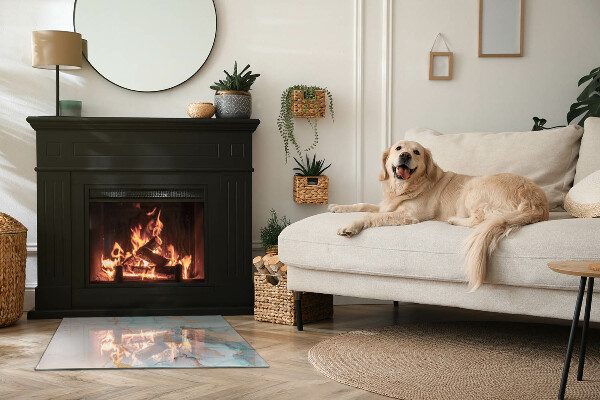 Podkładka pod kominek Abstrakcyjny wzór płynny