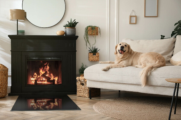 Podkładka pod kominek Kolor Czarny