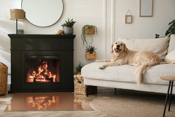 Podkładka pod kominek Kolor Brązowy