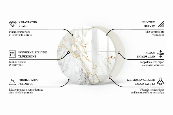 Blat Mozaikowe wzory z ozdobami