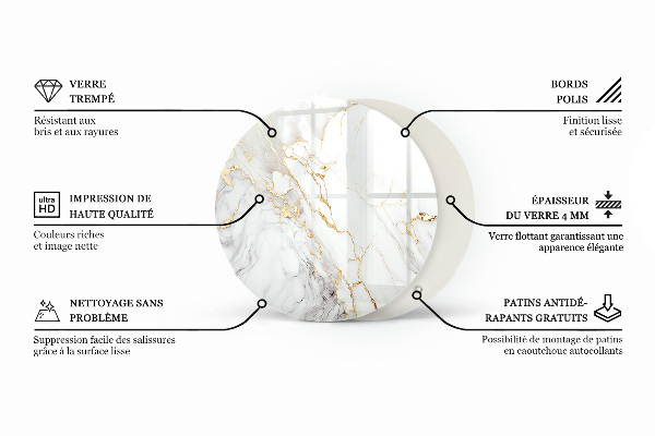 Blat Marmurowy styl z żyłkami