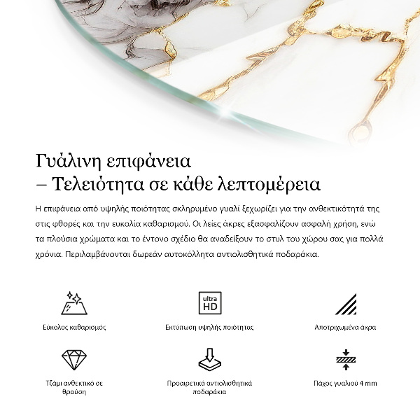 Blat Marmurowy design na powierzchni