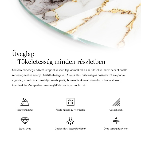 Blat Marmurowy design na powierzchni