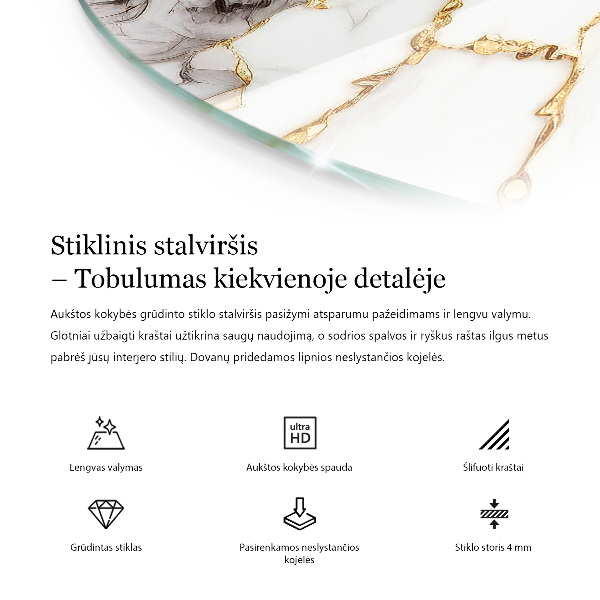 Blat Marmurowy design na powierzchni