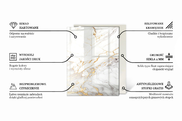 Blat Motyw marmurowej struktury