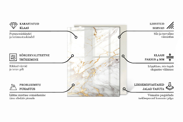 Blat Motyw marmurowej struktury