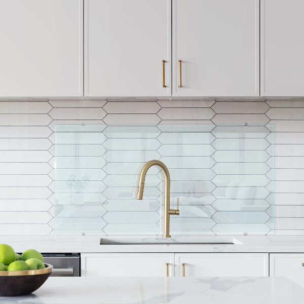 Transparentne szkło na ścianę do kuchni 120x60 cm