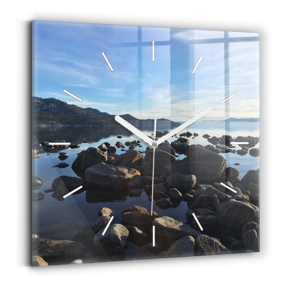 Zegar szklany 30x30 Morska panorama 