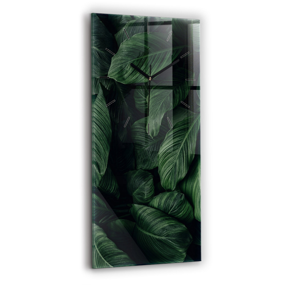 Zegar szklany 30x60 Monstera deliciosa 