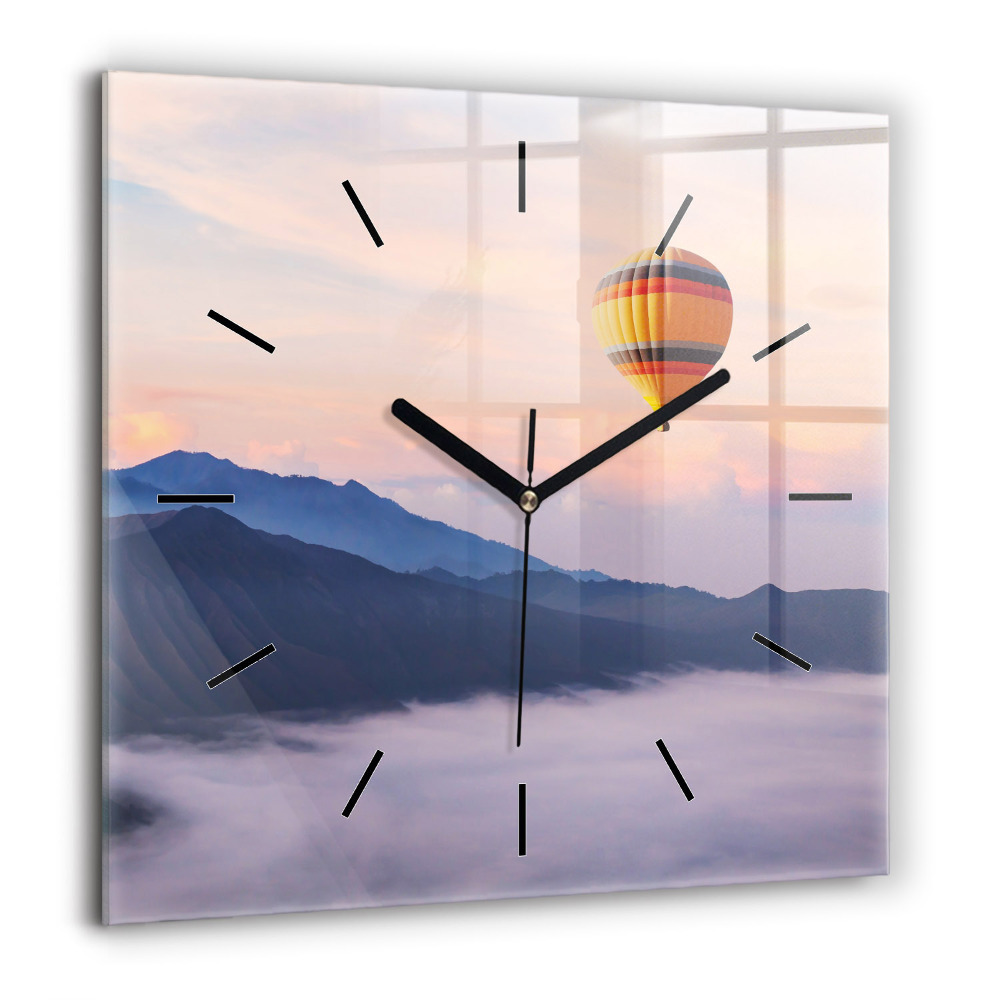 Zegar szklany 60x60 Malowniczy krajobraz 
