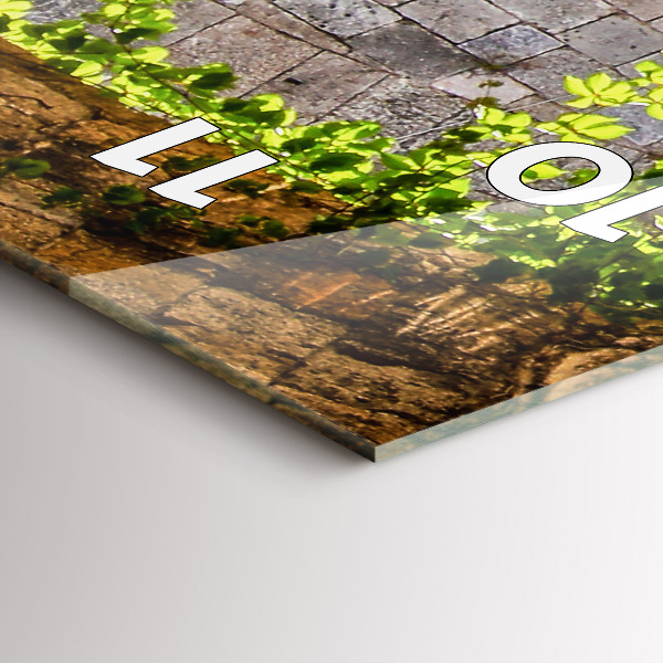 Zegar szklany pionowy Malownicza ulica Rodos