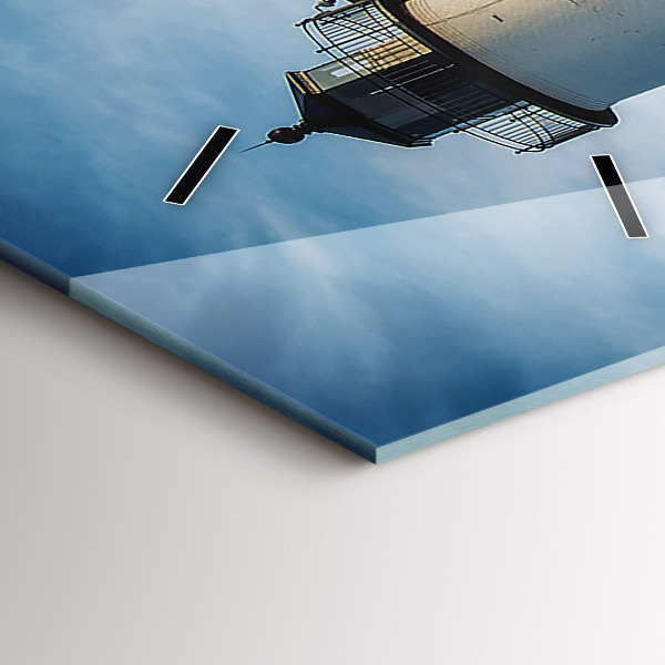 Zegar szklany pionowy Latarnia morska Annisquam