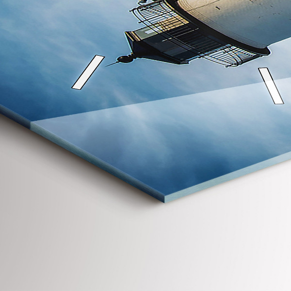 Zegar szklany pionowy Latarnia morska Annisquam