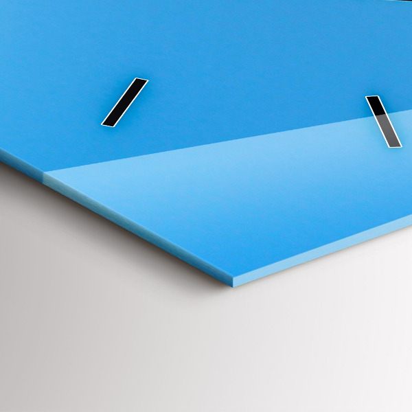 Zegar szklany pionowy Widok na góry