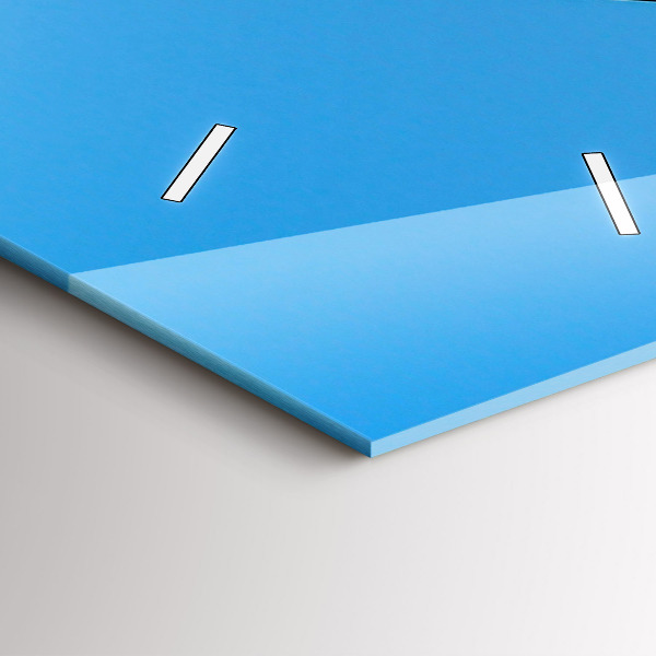 Zegar szklany pionowy Widok na góry