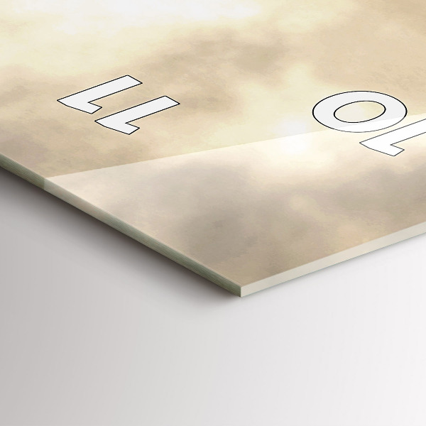 Zegar szklany pionowy Wieżowe w Nowym Jorku