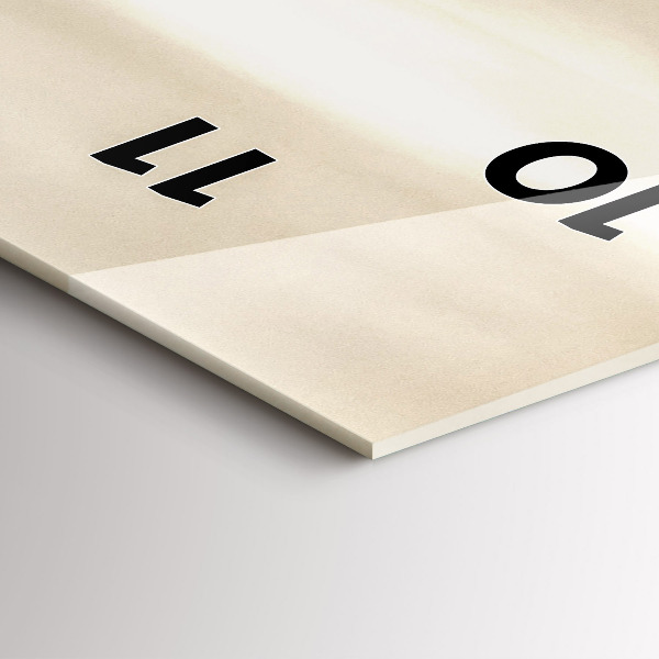 Zegar szklany pionowy Krajobraz panorama Paryża