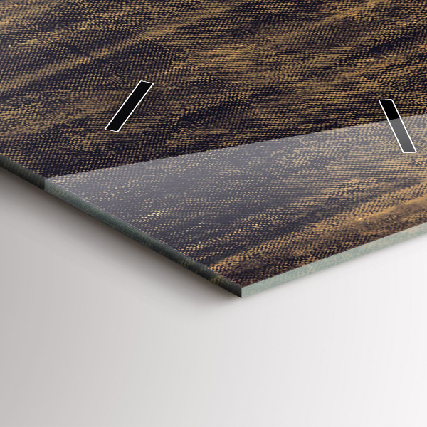 Zegar szklany pionowy Impresjonizm w sztuce Rynek